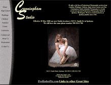 Tablet Screenshot of cunninghamstudio.com